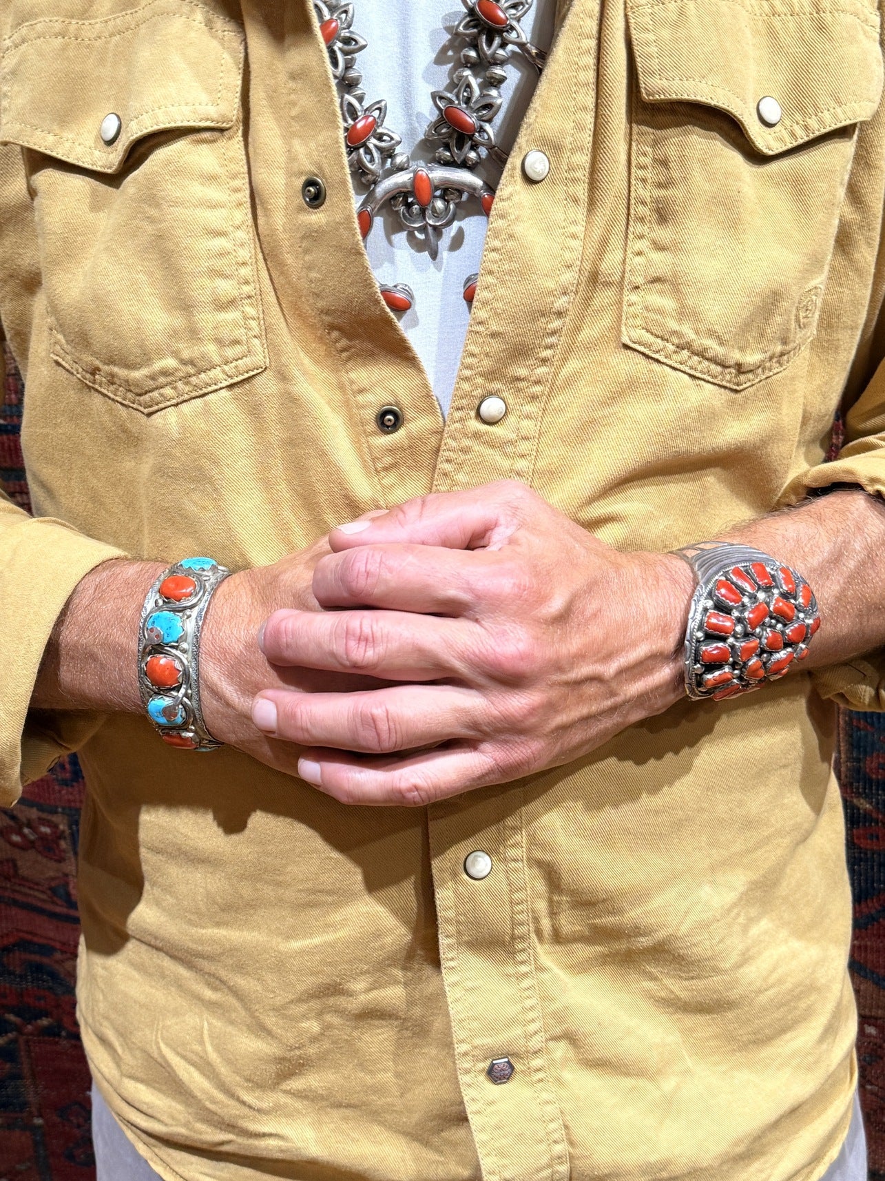 Mediterranean Coral Bracelets