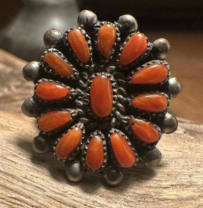 Mediterranean Coral Ring