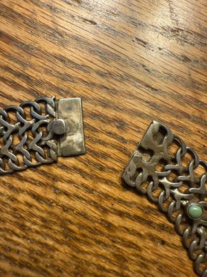 Mexico City Sterling Turquoise Link Necklace