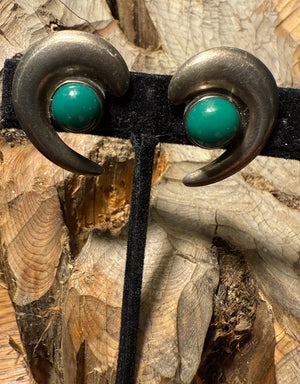 Mexico Green Stone Earrings