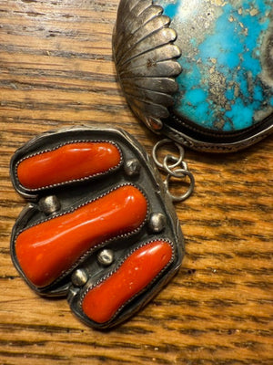 Morenci Coral Pendant