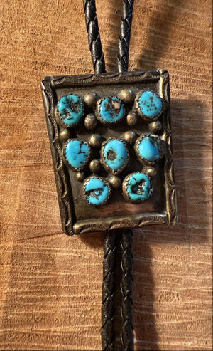 Morenci Turquoise Bolo Tie