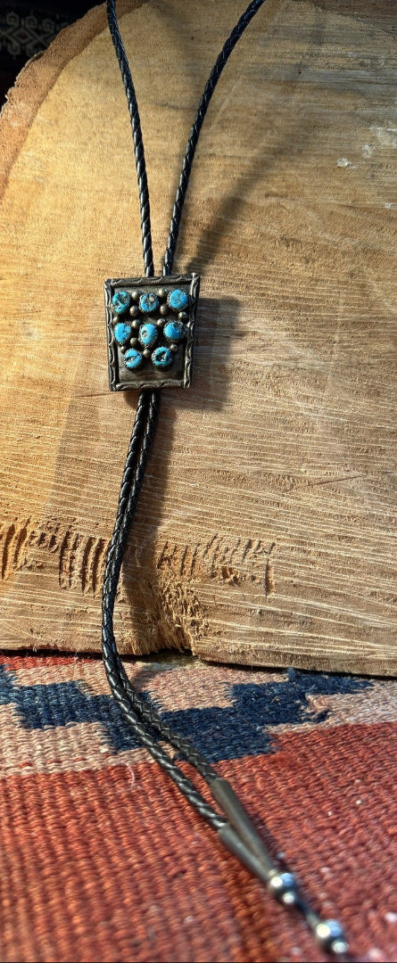 Morenci Turquoise Bolo Tie