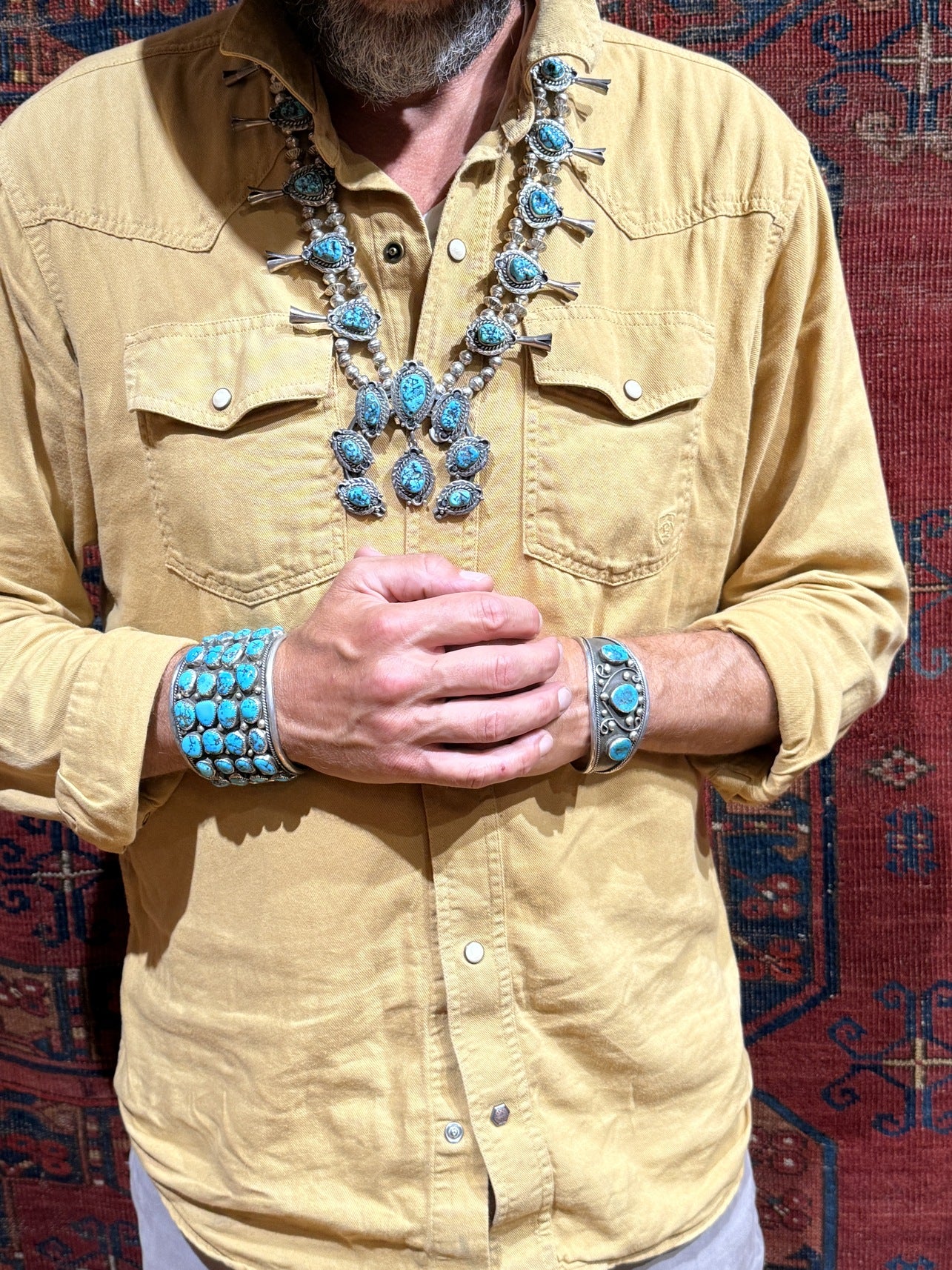 Morenci Turquoise Cuff Bracelets