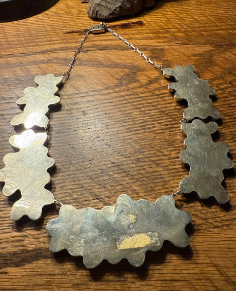 Morenci Turquoise Flower Necklace