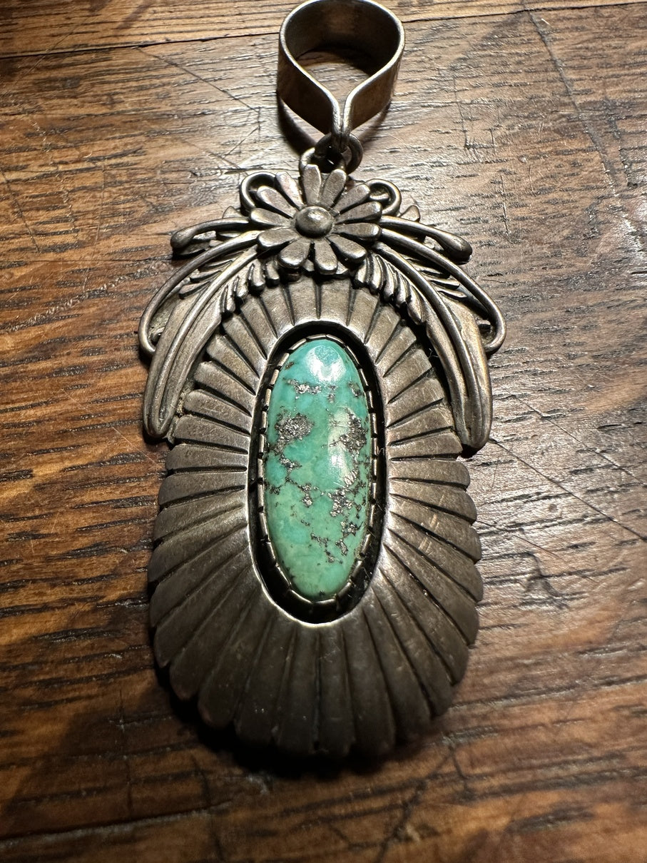 Morenci Turquoise Pendant