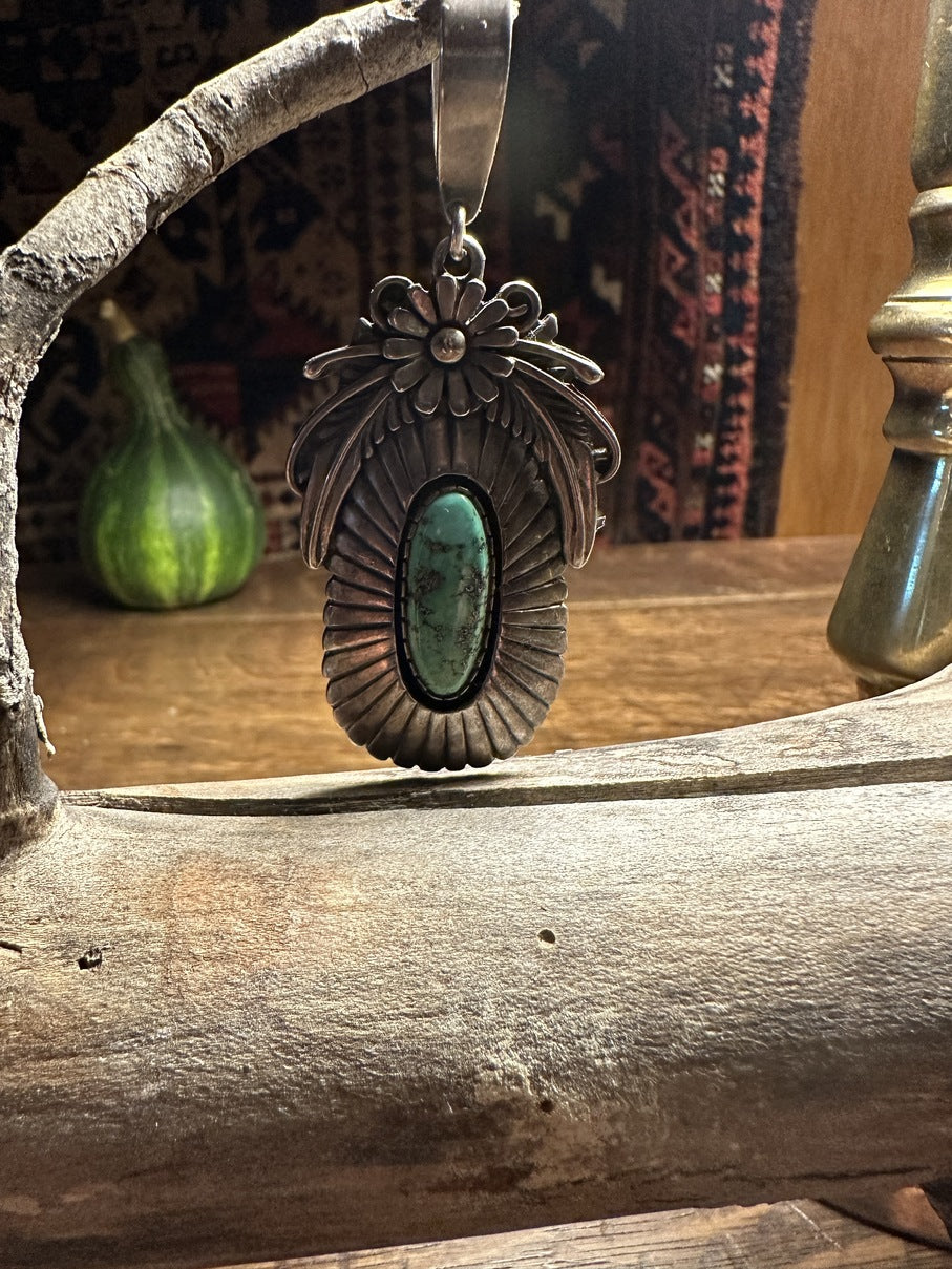 Morenci Turquoise Pendant