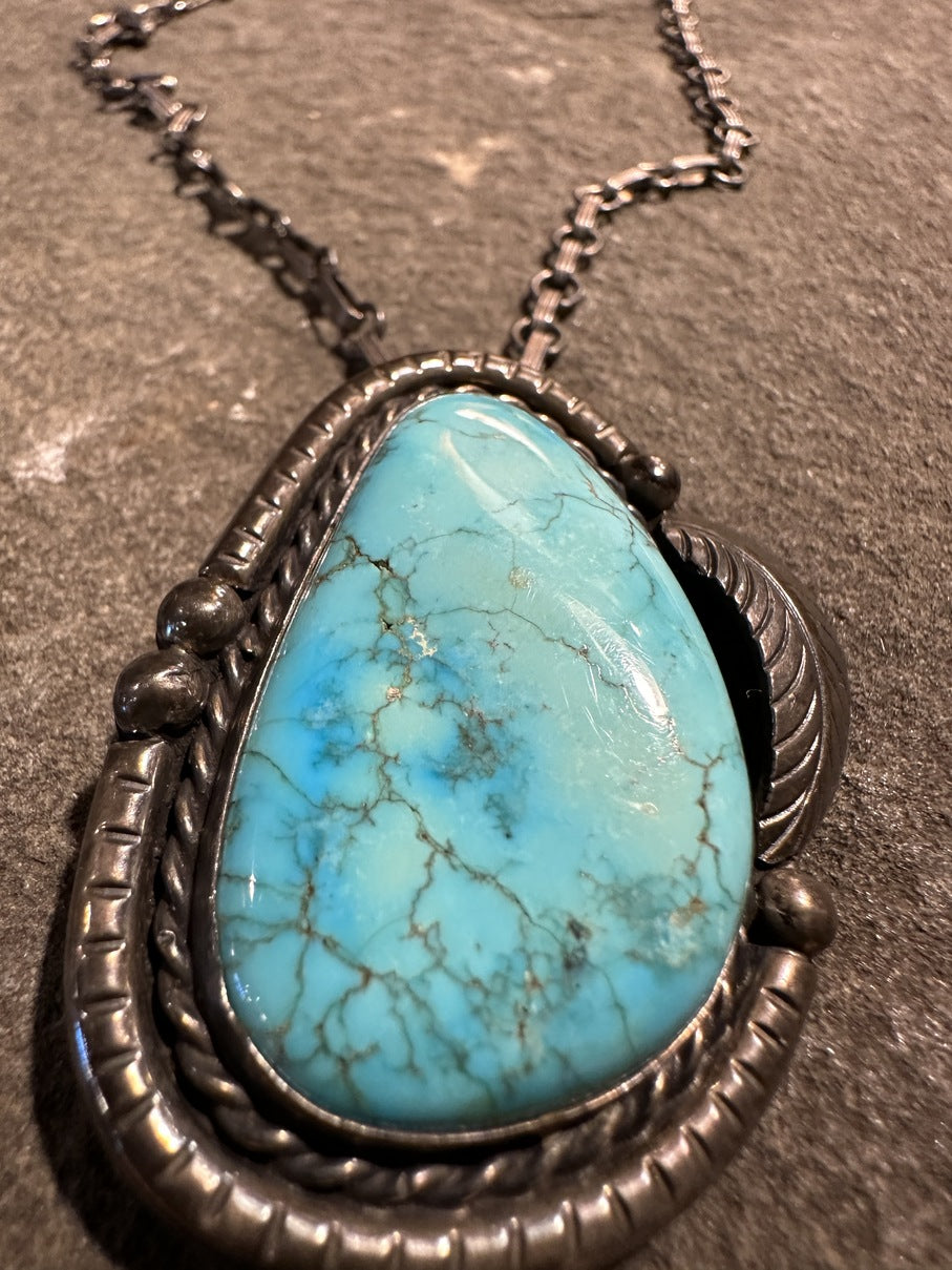 Morenci Turquoise Pendant/Pin