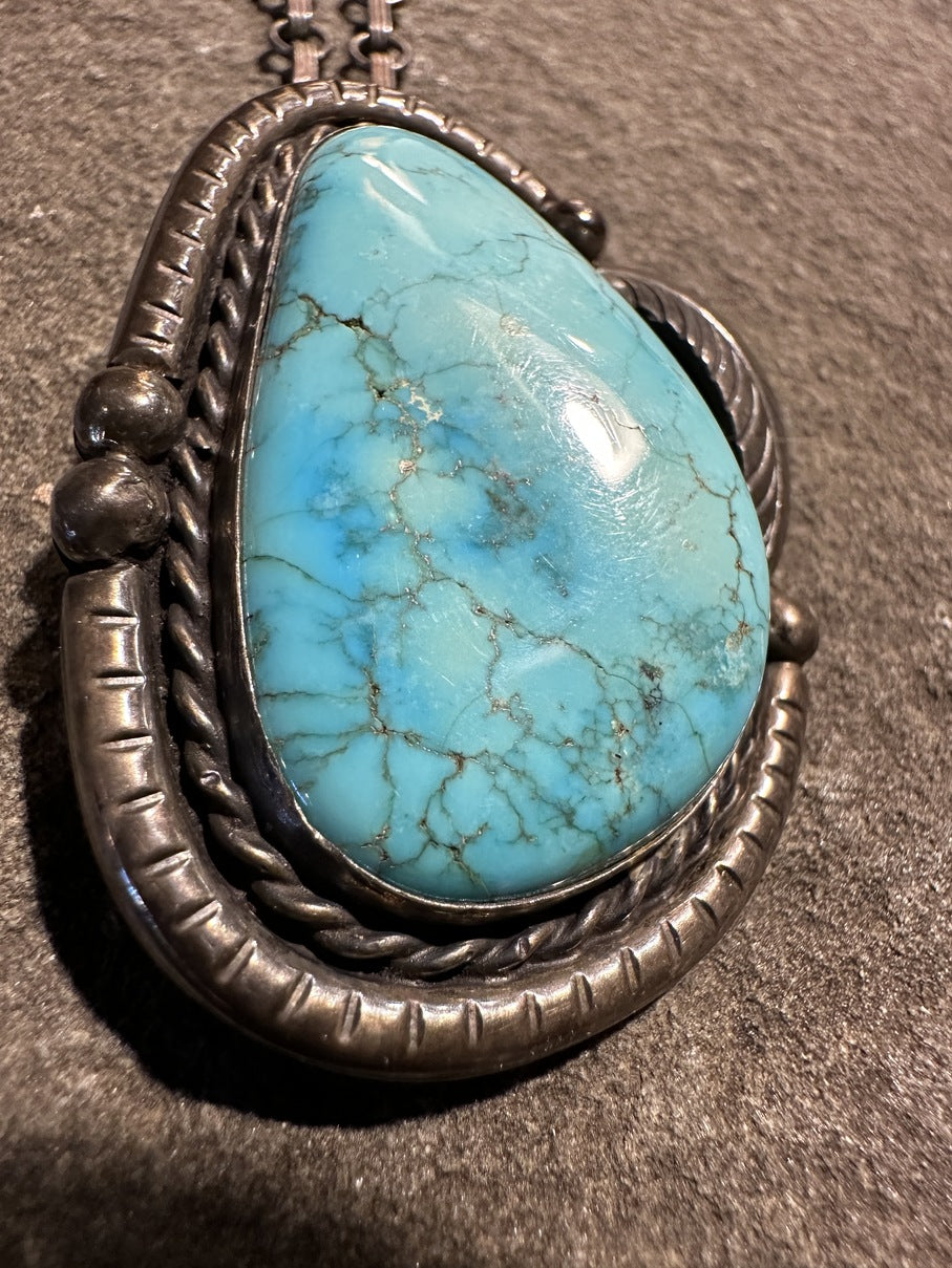 Morenci Turquoise Pendant/Pin