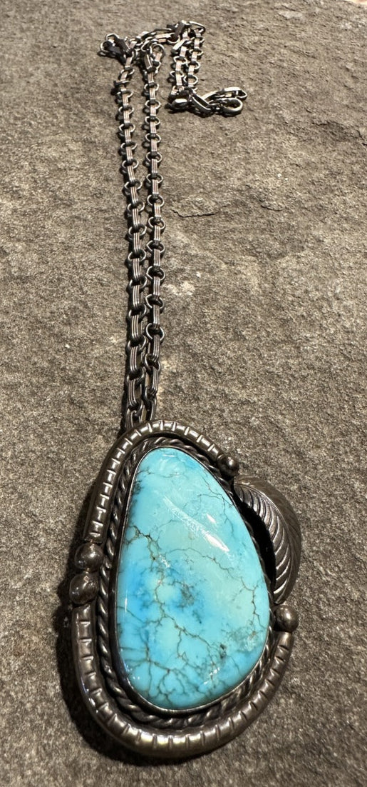 Morenci Turquoise Pendant/Pin