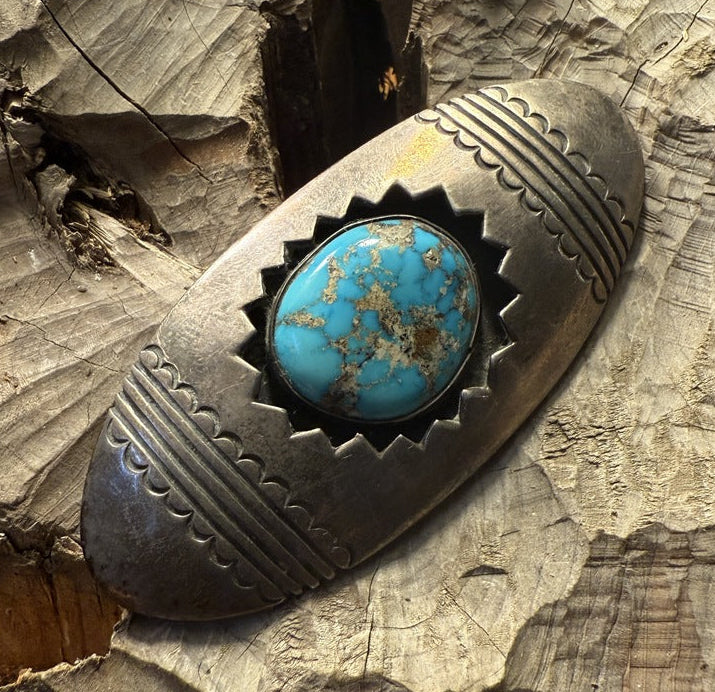 Morenci Turquoise Pin Pendant