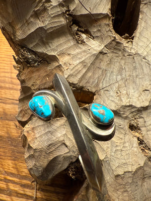 Morenci Turquoise Serpentine Swirl Bracelet