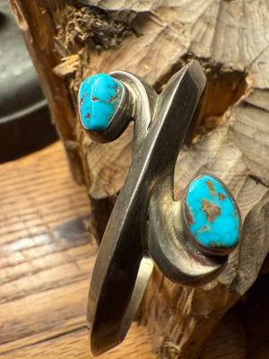 Morenci Turquoise Serpentine Swirl Bracelet