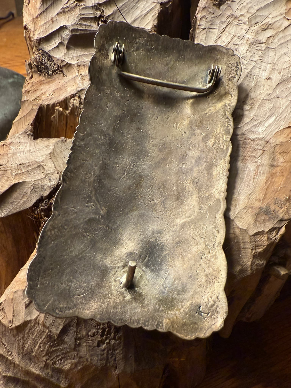 Morenci Turquoise Shadow Box Belt Buckle