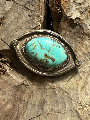 Morenci Turquoise Shadowbox Ring