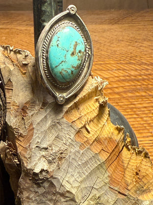 Morenci Turquoise Shadowbox Ring