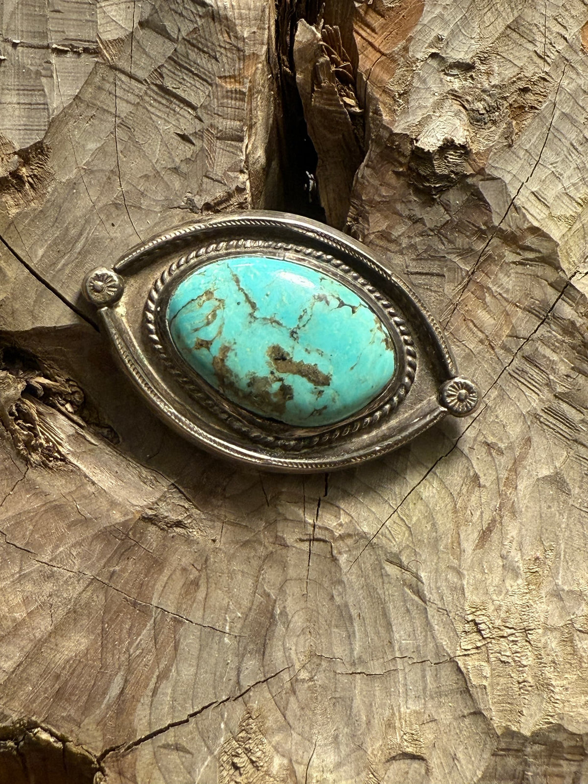 Morenci Turquoise Shadowbox Ring