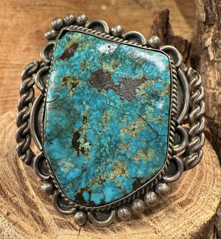 Morenci Turquoise Slab Bracelet