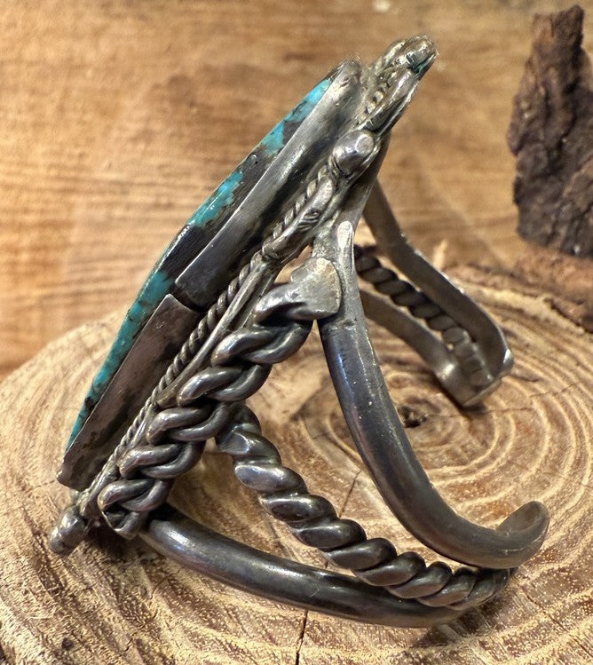 Morenci Turquoise Slab Bracelet