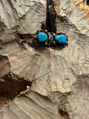 Morenci Turquoise Twin Stone Ring