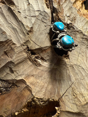 Morenci Turquoise Twin Stone Ring