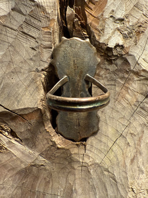 Morenci Turquoise Twin Stone Ring