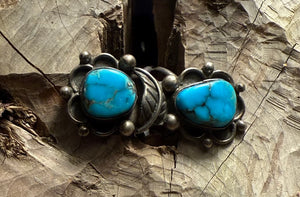 Morenci Turquoise Twin Stone Ring