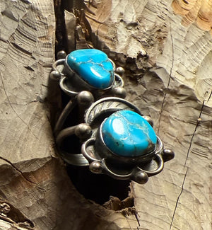 Morenci Turquoise Twin Stone Ring