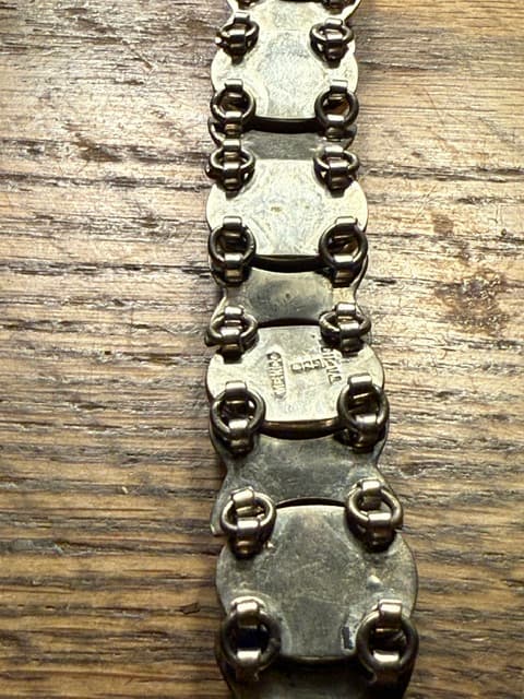 Multi-Stone Cabochon Link Bracelet