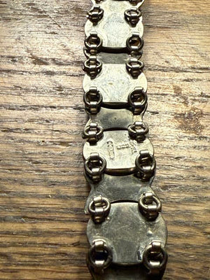Multi-Stone Cabochon Link Bracelet