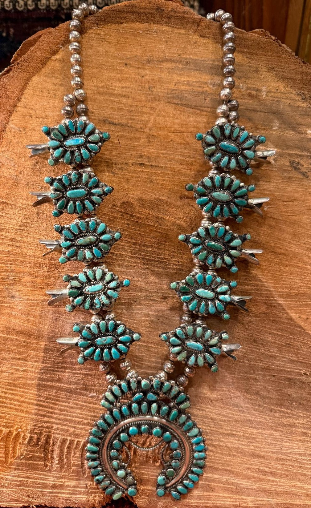 Navajo Cluster Blossom Necklace