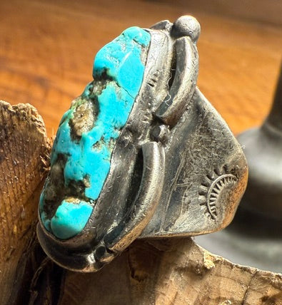 Nugget Turquoise Ring