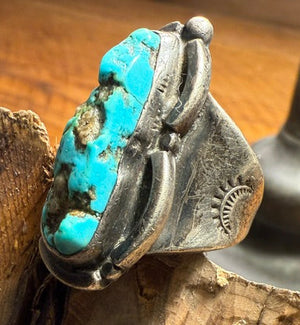 Nugget Turquoise Ring