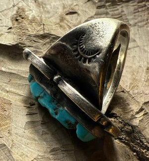 Nugget Turquoise Ring