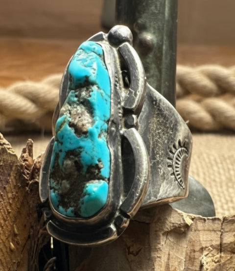 Nugget Turquoise Ring