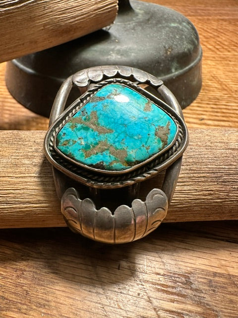 Offset Diamond Shape Turquoise Bracelet