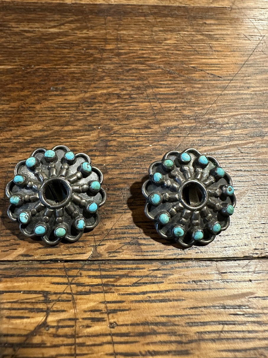 Old Nine Petit Point Earrings [SG-039]