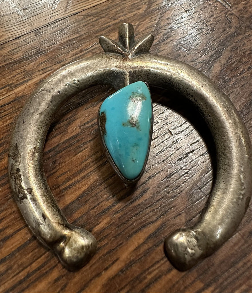 Old Pawn Morenci Turquoise Naja