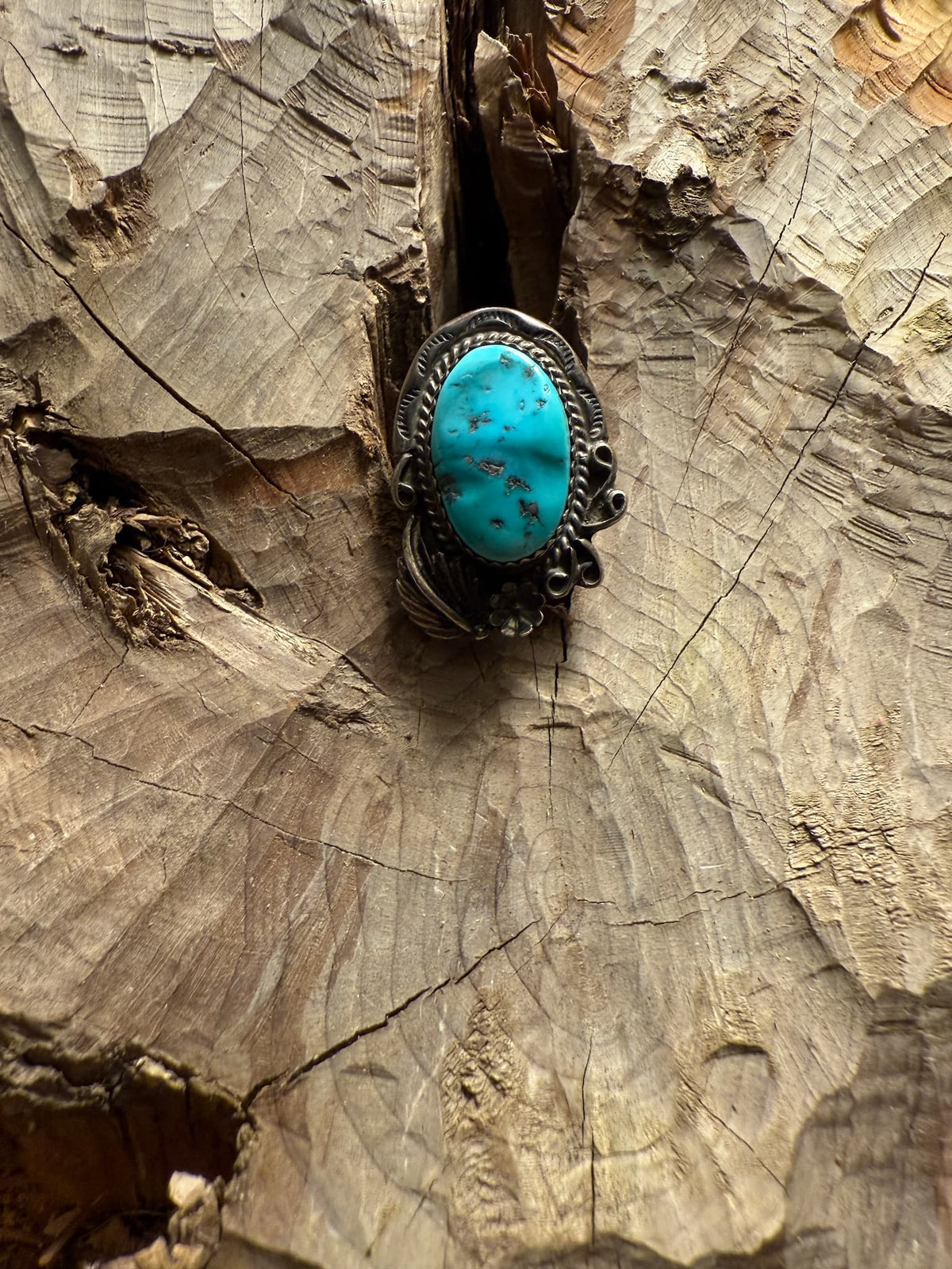 Old Pawn Turquoise Ring