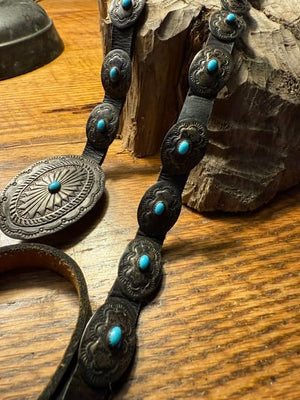 Old Pawn Zuni Concho Belt