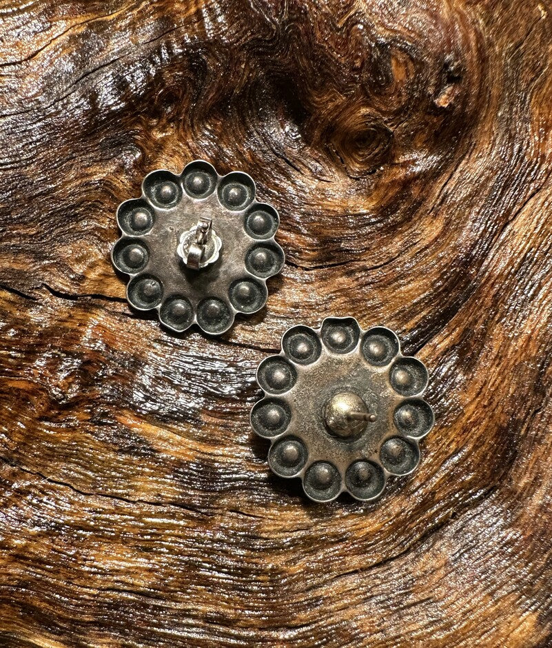 Old Taxco Cabochon Earrings