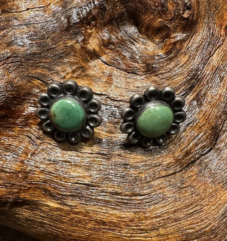 Old Taxco Cabochon Earrings