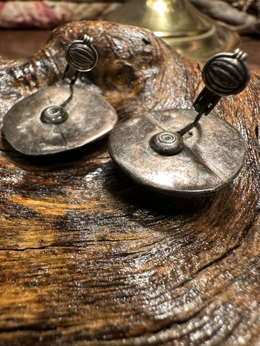 Old Turquoise Pawn Earrings