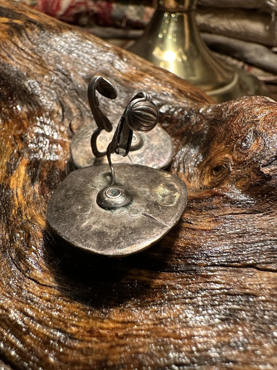 Old Turquoise Pawn Earrings