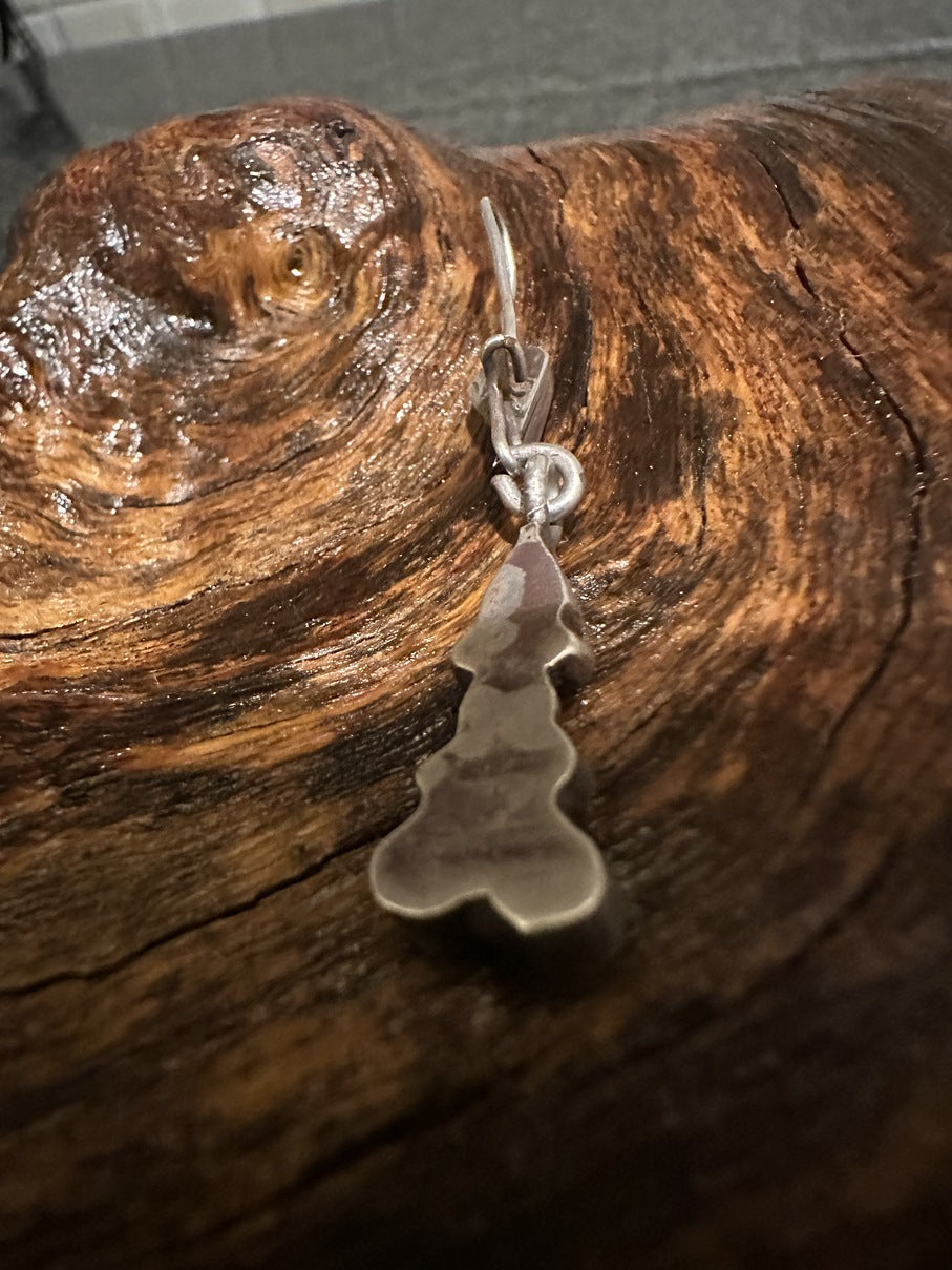 Old Zuni Turquoise Teardrop Earrings