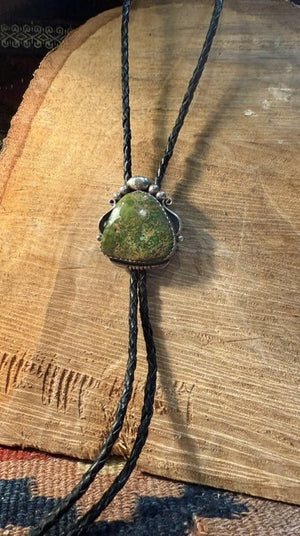 Olive Green Bolo Tie