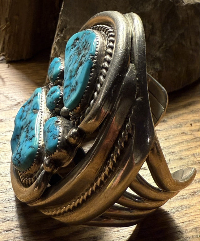 Orville Tsinnie Turquoise Cuff