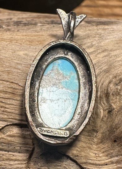 Oval Hi-Grade Turquoise Pendant