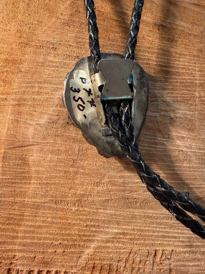 Pear Shaped Turquoise Bolo Tie