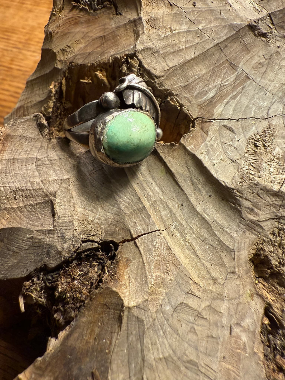 Persian Green Turquoise Ring